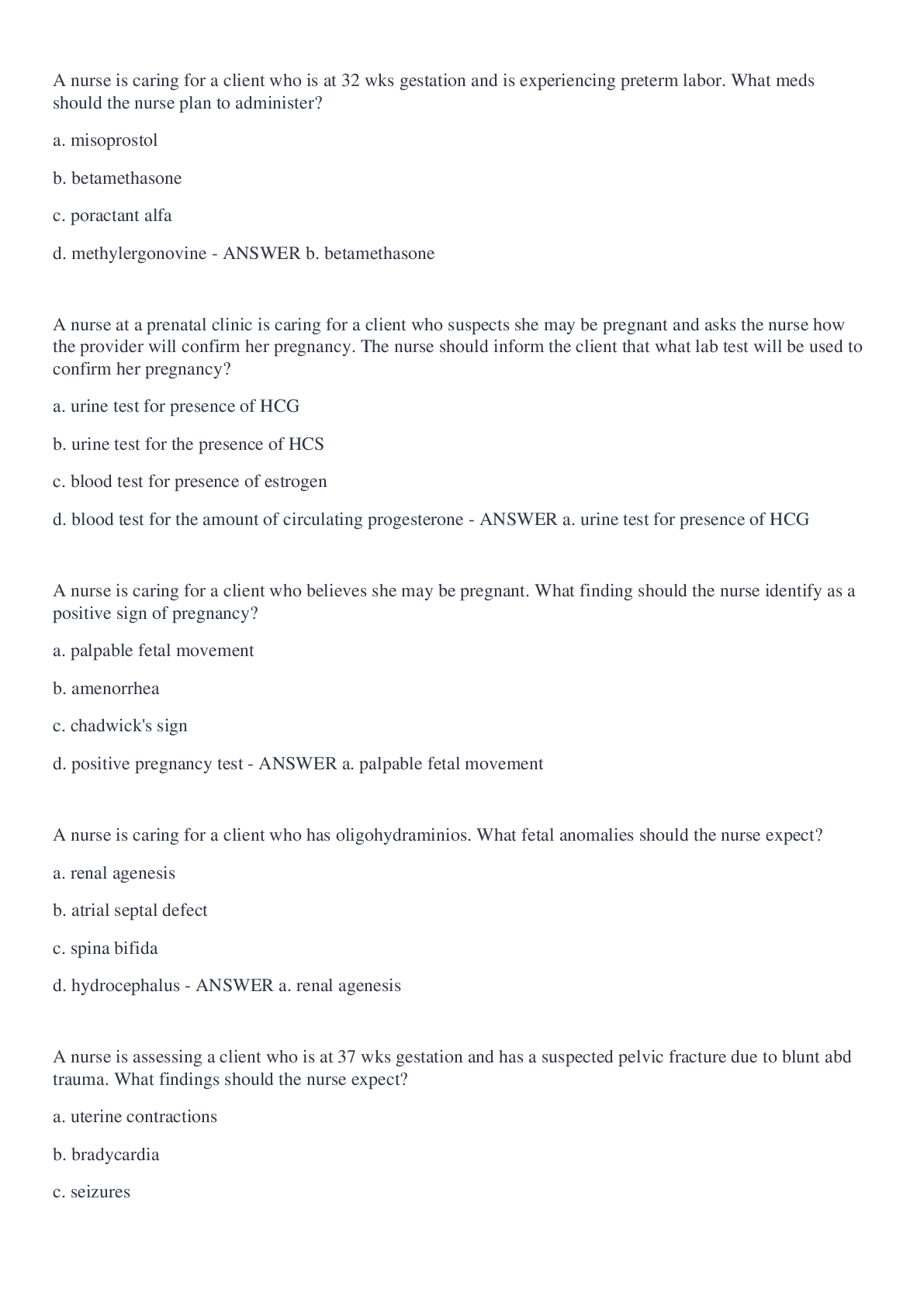 Preview of emt midterm study guide  100 % solution